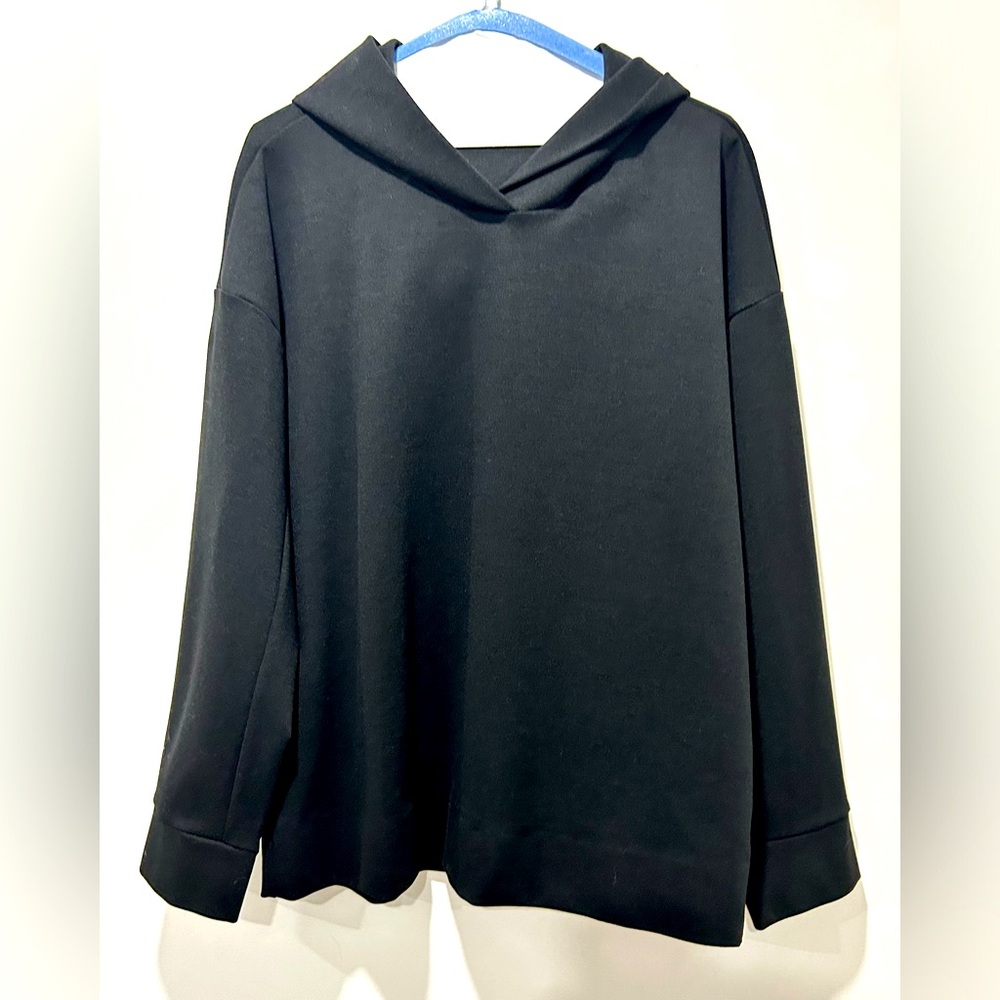 ALL:ROW Women's Black Hooded Sweater